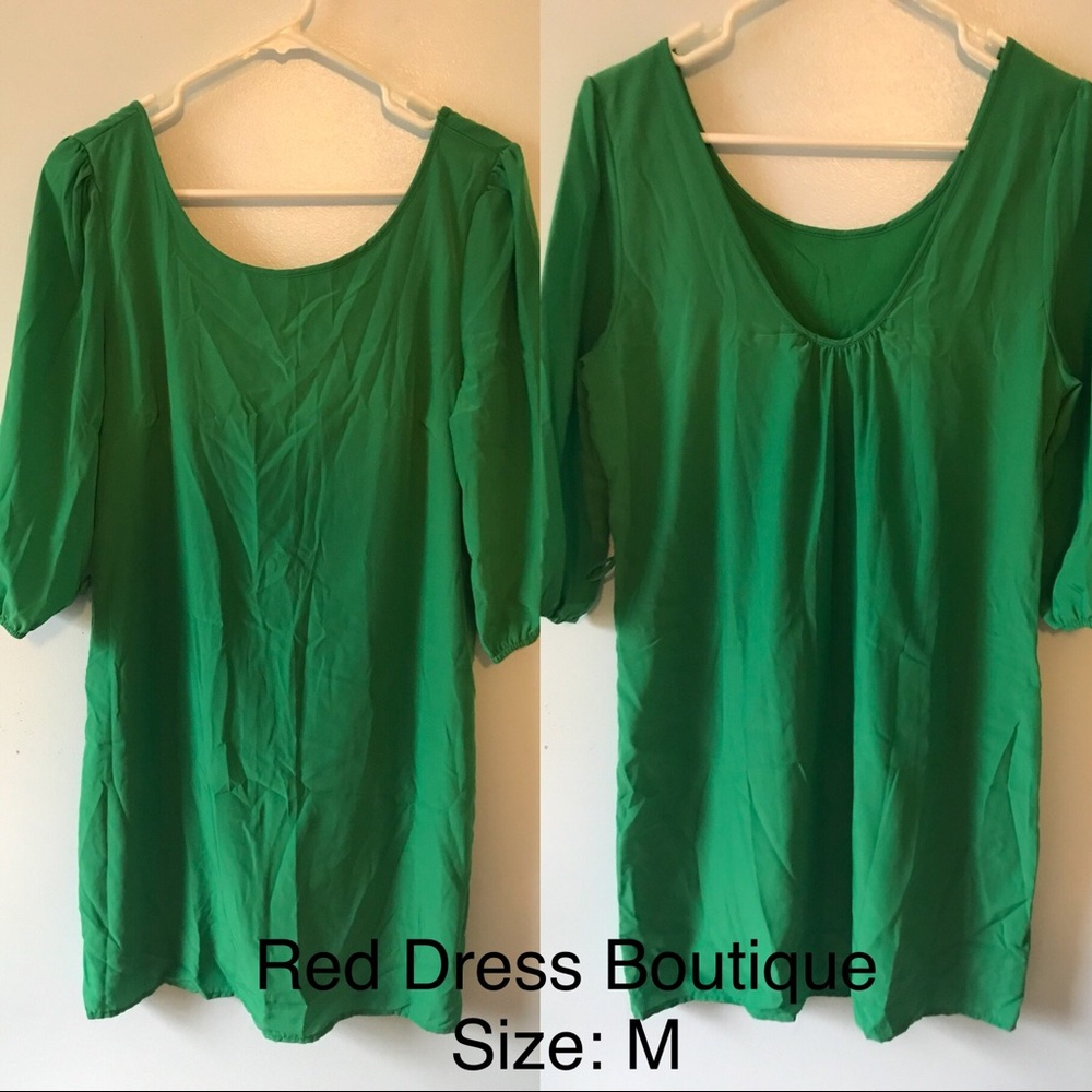 Green Shift Dress
